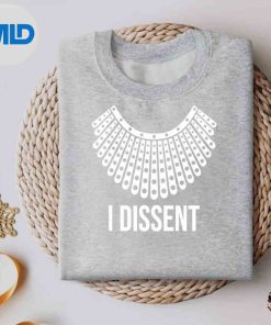 Alternative view of I Dissent Shirt I Dissent Collar Rbg Women I Dissent Vector Design