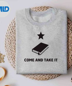Alternative view of Come And Take It Book SVG PNG Digital Design
