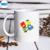 AutismAwarenessSupportAlonePuzzleYoullNeverWalkmug