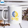 BeKindDownSyndromeAwarenessRibbonSunflowerKindnessmug