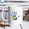 HandHeartWorldDownSyndromeAwarenessDaymug