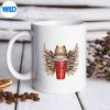 TobiRedSoloCupWithWingsCowHatmug