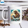 TraxDinosaurKaijuMonsterJapaneseKanagawaWaveJapanmug