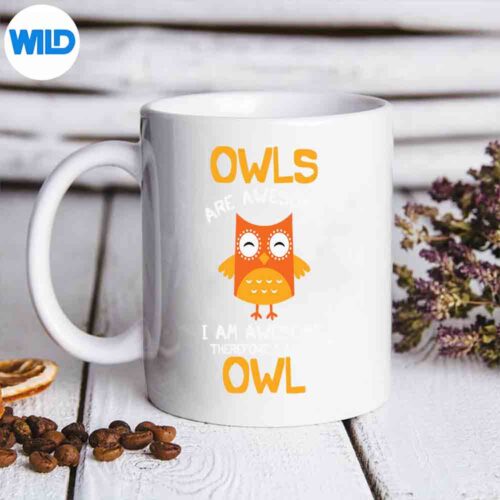 Awesome Cartoon I Am An Owl For Owl Lovers Surprised Great SVG PNG