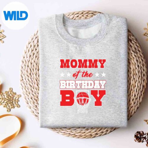 Alternative view of Basketball Party Mommy Of The Baller Family Mom Vector Design