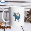 CartoonUnicornAndDinosaurVintagemug