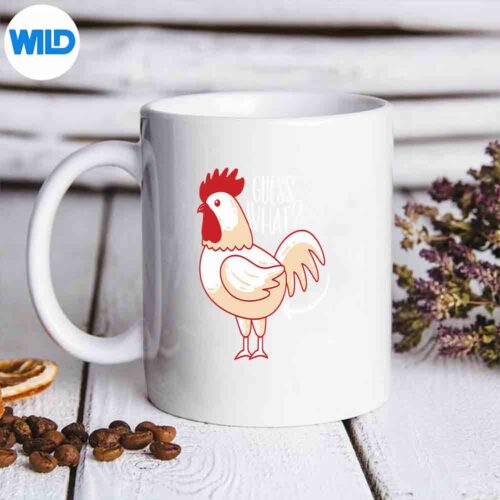 Guess What Chicken Butt Chicken Joke SVG PNG Cut File