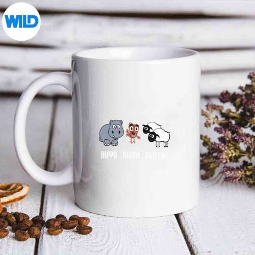 Hippo Birdie Two Ewe Pun SVG PNG Digital Download