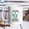 ILikeWeedMyCatAndMaybePeopleMarijuanaLeafmug