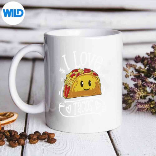 I Love Tacos Cinco De Mayo Taco Silly Cute Digital Download