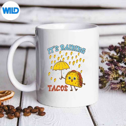 Its Raining Taco Mexican Tuesday Cute SVG PNG Cut File