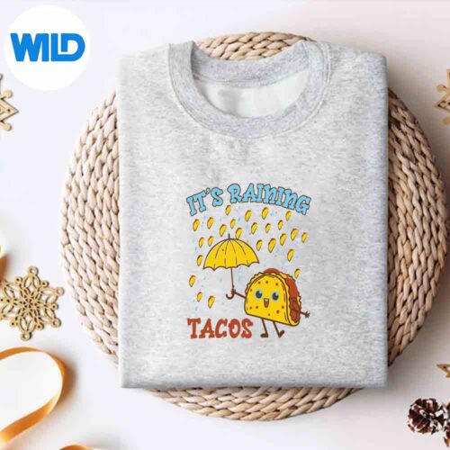 Alternative view of Its Raining Taco Mexican Tuesday Cute SVG PNG Cut File
