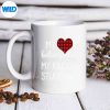 KindergartenTeacherValentinesDayPlaidHeartPrintmug