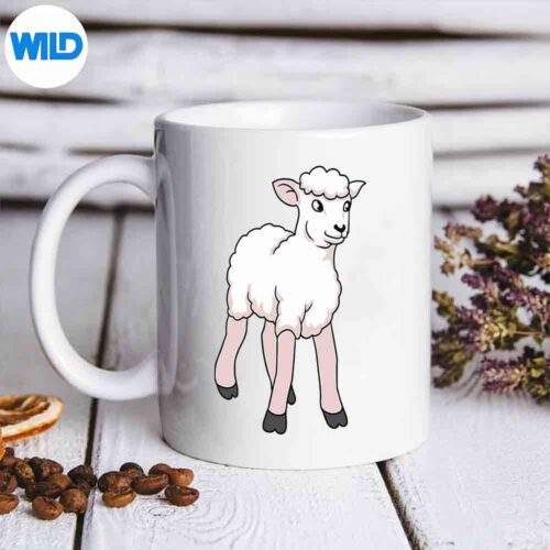 Lamb Sheep Children Easter Sheep Lamb Easter Child Hoofed Silhouette SVG PNG Cut File