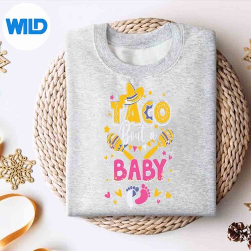 Alternative view of Lets Taco Bout A Baby Cinco De Mayo Pregnancy Announcement Keen Happy Digital Design