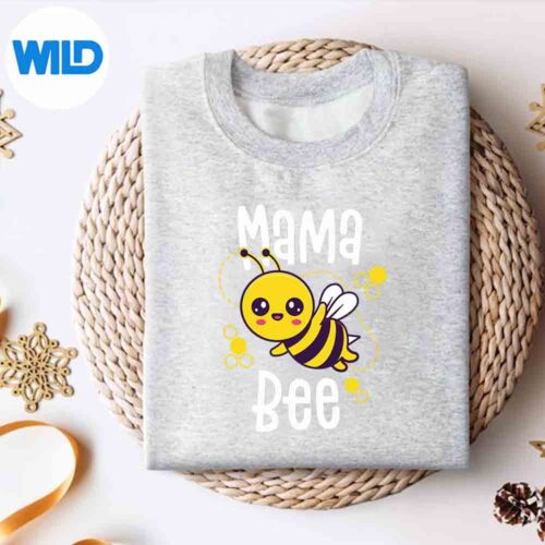 Alternative view of Mama Bee Family Bee First Bee Day Vector Design