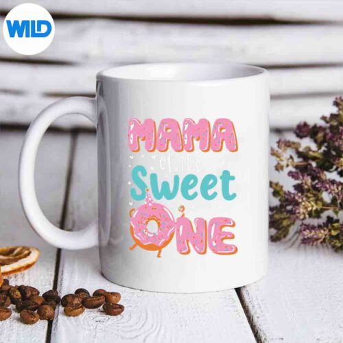 Mama Of The Sweet One St Donut Theme Family SVG PNG Digital Download