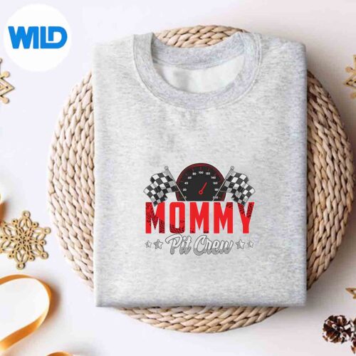 Alternative view of Race Car Party Racing Family Mommy Pit Crew Design for Cricut