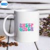 SheepQueenRetroVintageWavyGroovymug
