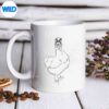 SilkieMomCoolSilkieChickenWithRedBandanaGlassesmug
