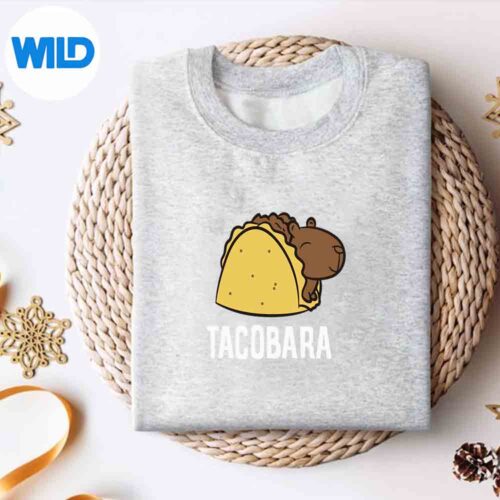 Alternative view of Tacobara Capybara Tacos Vintage Digital Download