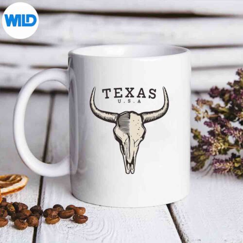 Texas Usa Bison Skull And Horns Western Cow SVG PNG Download