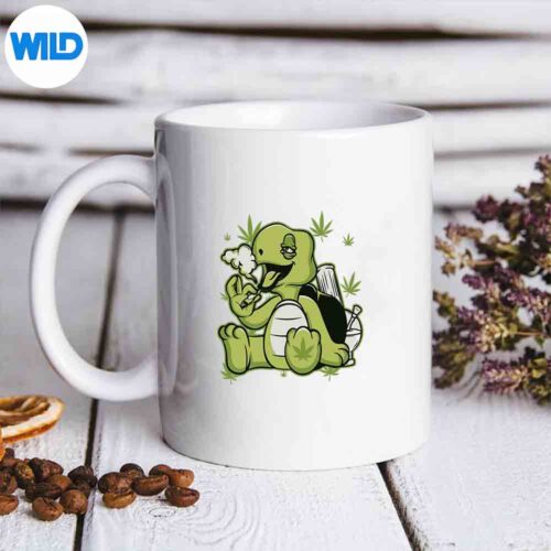 Turtle Smoking Weed Cannabis Marijuana SVG PNG Digital Download