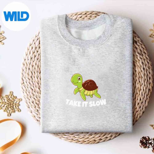 Alternative view of Turtle Take It Slow Tortoise Sea Turtle SVG Cut File