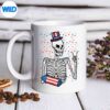 4thJulyRockerSkeletonPatrioticRockmug