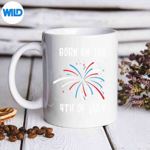 4th Of July Born On The 4th Of July PNG SVG for Cricut