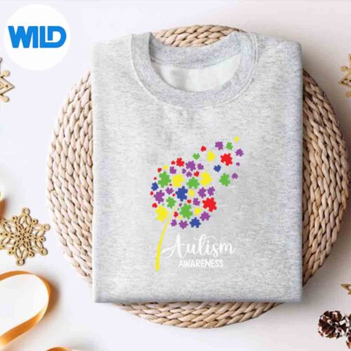 Alternative view of Autism Awareness Acceptance Asd Adhd Autism Mom Puzzle Piece Vector Design