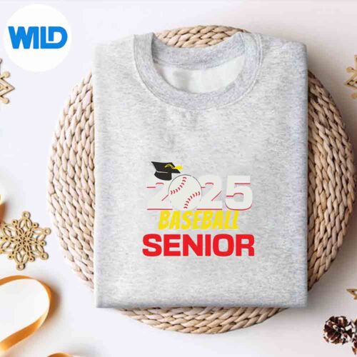 Alternative view of Baseball Senior Class Of 2025 Graduation 2025 SVG Cut File