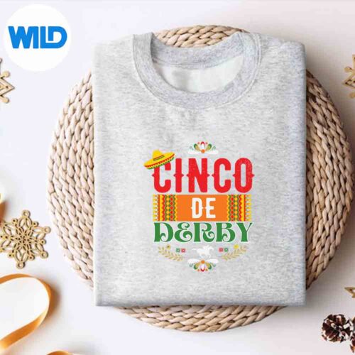 Alternative view of Cinco De Derby Derby Party Sombrero Horse Racing SVG PNG Digital Design