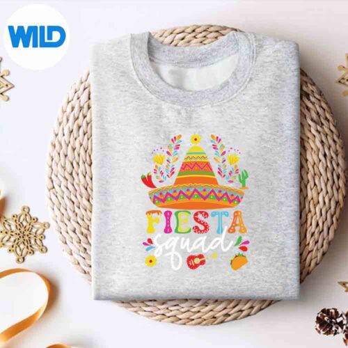 Alternative view of Fiesta Squad Cinco De Mayo Mexican Party Cinco De Mayo Squad SVG PNG