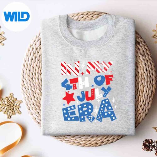 Alternative view of In My 4th Of July Era Red White And Blue American Us Flag Digital Download