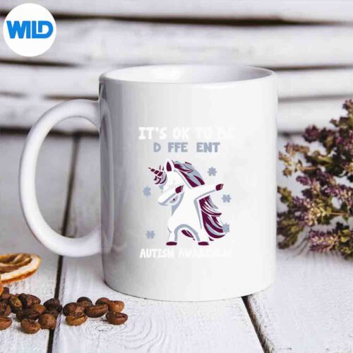 Its Ok To Be Different Autism Awareness Vector Design