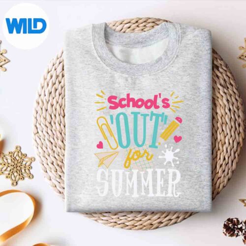 Last Day Of School Teacher Schools Out For Summer Vacation SVG PNG Digital Download 5 LastDayOfSchoolTeacherSchoolsOutForSummerVacationsweater