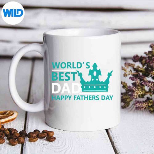 Worlds Best Dad Happy Fathers Day Design for Cricut
