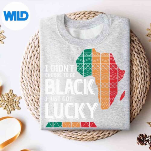 Alternative view of Africa Didnt Choose To Be Black Pride Cut File