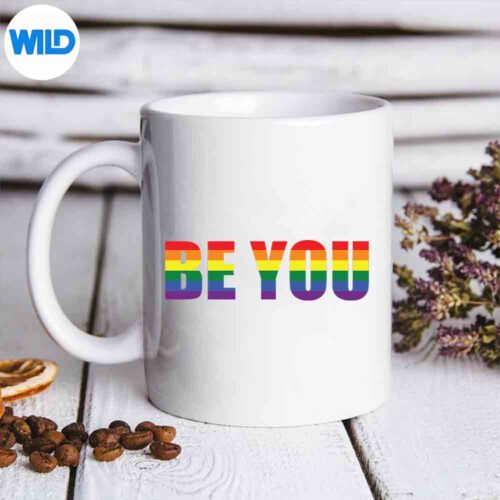 Be You Lgbt Flag Gay Pride Month Transgender SVG Cut File