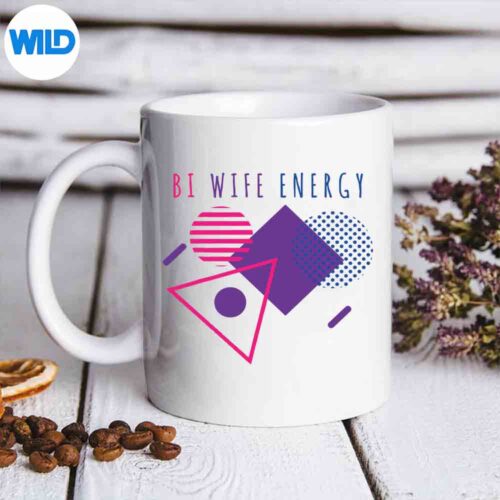 Bisexual Pride Bi Wife Energy Lgbtq Lover Support Lgbt SVG PNG Cut File