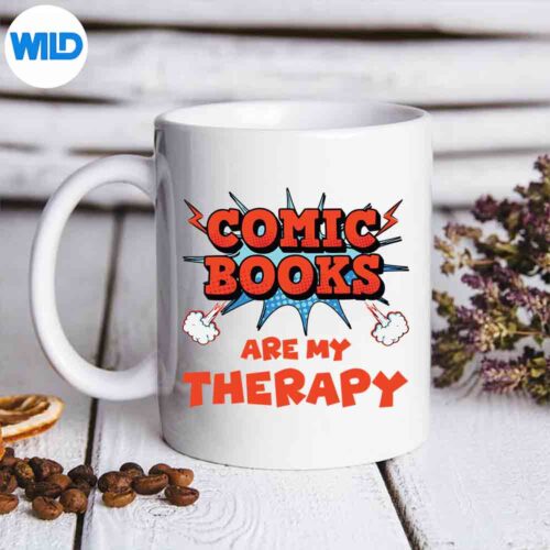 Comic Books Convention Comic Books Are My Therapy Digital Download