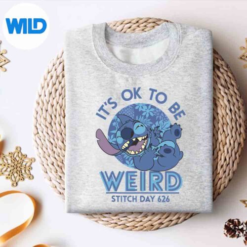 Disney Lilo Stitch Stitch Day Its Ok To Be Weird Design for Cricut 5 DisneyLiloStitchStitchDayItsOkToBeWeirdsweater