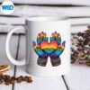 GayPrideLgbtRainbowFlagTHeartUnitymug