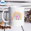 GradeSquadBackToSchoolRainbowTeachersFirstGradeWonderfulVintagemug