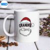 GrandpaClausHappyFamilySantaClausNewChristmasRaglanBaseballmug