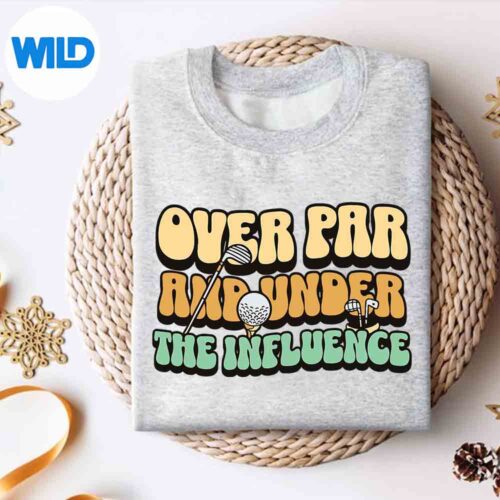 GroovyOverParUnderTheInfluenceGolfsweater