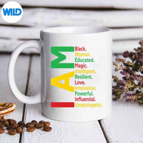 I Am Black Woman Educated Melanin Juneteenth Freedom Day SVG PNG Digital Download