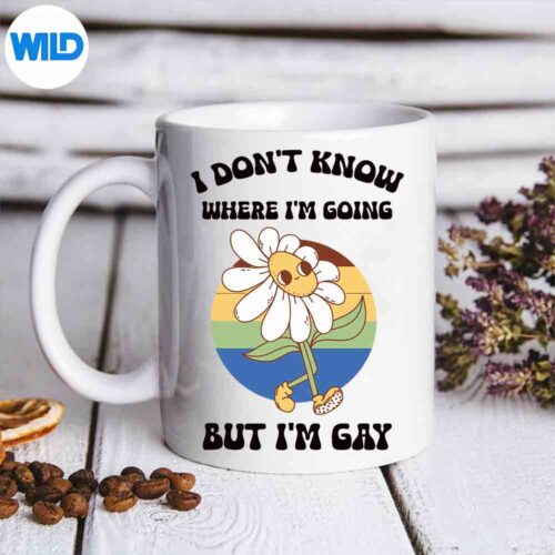 I Dont Know Where Im Going But Im Gay Lgbt Pride SVG PNG