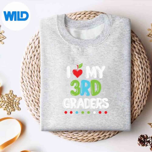 Alternative view of I Love My Third Graders Heart First Day Of School Teacher Design for Cricut